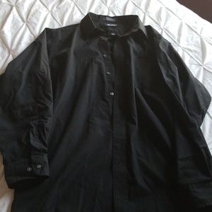 Black long sleeve button up
